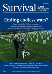 Survival June-July 2021: Ending Endless Wars? book cover