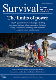 Survival October-November 2021: The Limits of Power book cover
