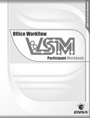 VSM Office Workflow: Participant Workbook: Participant Workbook book cover