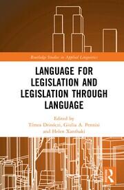 Language for Legislation and Legislation through Language book cover