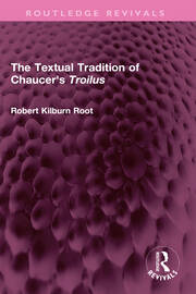 The Textual Tradition of Chaucer's Troilus book cover