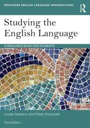 Studying the English Language: A Resource Book for Students book cover