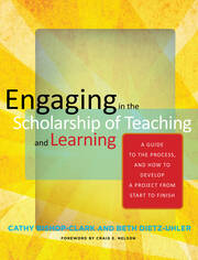 Engaging in the Scholarship of Teaching and Learning: A Guide to the Process, and How to Develop a Project from Start to Finish book cover