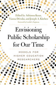 Envisioning Public Scholarship for Our Time: Models for Higher Education Researchers book cover