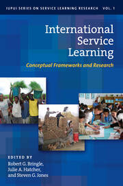International Service Learning: Conceptual Frameworks and Research book cover