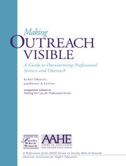 Making Outreach Visible: A Guide to Documenting Professional Service and Outreach book cover