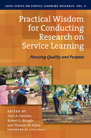 Practical Wisdom for Conducting Research on Service Learning: Pursuing Quality and Purpose book cover