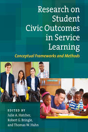 Research on Student Civic Outcomes in Service Learning: Conceptual Frameworks and Methods book cover