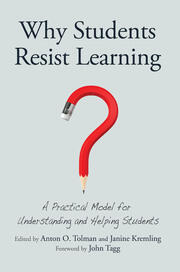 Why Students Resist Learning: A Practical Model for Understanding and Helping Students book cover