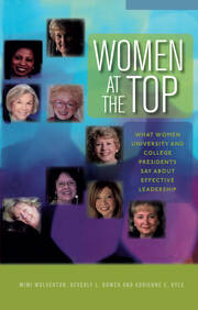 Women at the Top: What Women University and College Presidents Say About Effective Leadership book cover