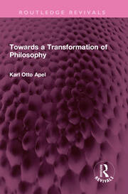 Towards a Transformation of Philosophy book cover