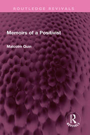 Memoirs of a Positivist book cover