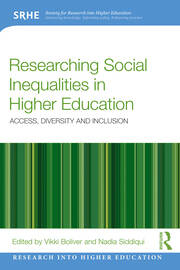 Researching Social Inequalities in Higher Education: Access, Diversity and Inclusion book cover