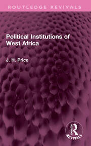 Political Institutions of West Africa book cover