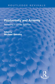 Productivity and Amenity: Achieving a Social Balance book cover