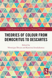 Theories of Colour from Democritus to Descartes book cover