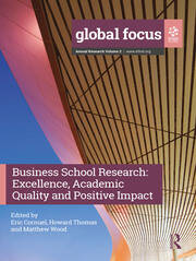 Business School Research: Excellence, Academic Quality and Positive Impact book cover