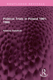 Political Trials in Poland 1981-1986 book cover