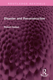 Disaster and Reconstruction book cover