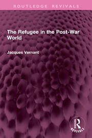 The Refugee in the Post-War World book cover