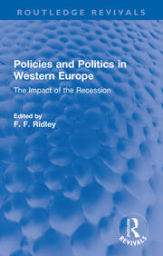 Policies and Politics in Western Europe: The Impact of the Recession book cover