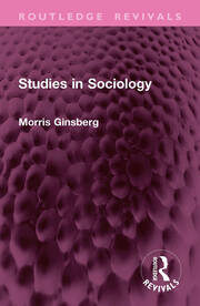 Studies in Sociology book cover