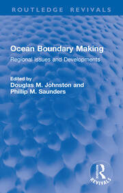 Ocean Boundary Making: Regional Issues and Developments book cover