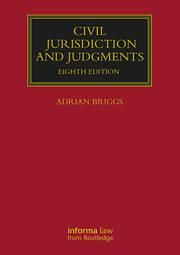 Civil Jurisdiction and Judgments book cover