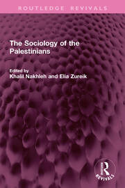 The Sociology of the Palestinians book cover