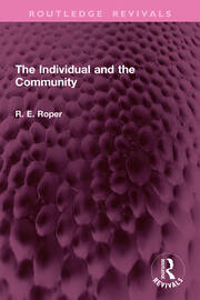 The Individual and the Community book cover