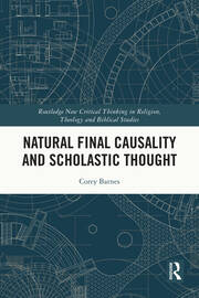 Natural Final Causality and Scholastic Thought book cover