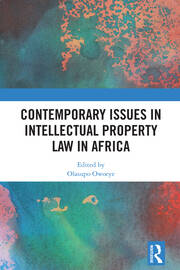 Contemporary Issues in Intellectual Property Law in Africa book cover