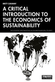 A Critical Introduction to the Economics of Sustainability book cover