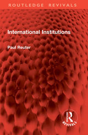 International Institutions book cover