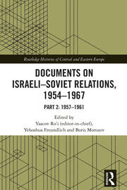 Documents on Israeli-Soviet Relations, 1954–1967: Part 2: 1957–1961 book cover