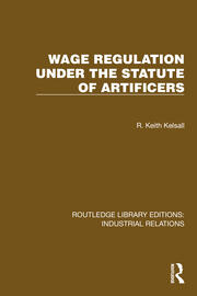 Wage Regulation under the Statute of Artificers book cover
