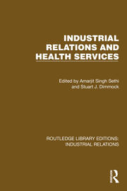Industrial Relations and Health Services book cover
