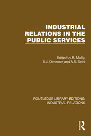 Industrial Relations in the Public Services book cover
