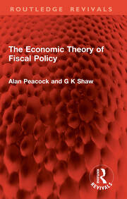 The Economic Theory of Fiscal Policy book cover