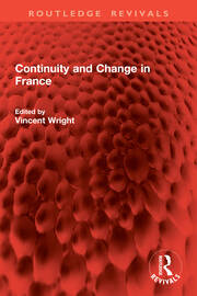 Continuity and Change in France book cover