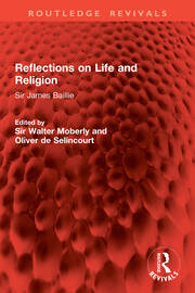 Reflections on Life and Religion: Sir James Baillie book cover