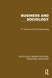 Business and Sociology book cover