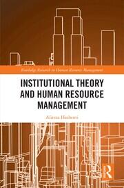 Institutional Theory and Human Resource Management book cover