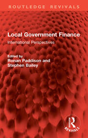 Local Government Finance: International Perspectives book cover