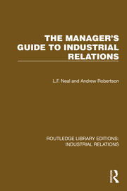 The Manager's Guide to Industrial Relations book cover