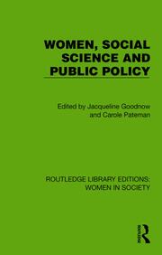 Women, Social Science and Public Policy book cover