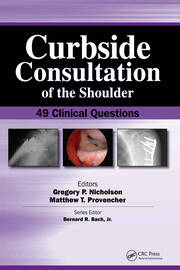 Curbside Consultation of the Shoulder: 49 Clinical Questions book cover