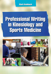 Professional Writing in Kinesiology and Sports Medicine book cover