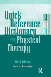 Quick Reference Dictionary for Physical Therapy book cover