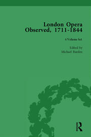 London Opera Observed 1711–1844 book cover